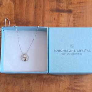Limited Edition Touchstone Crystal Family Tree Pendant Necklace